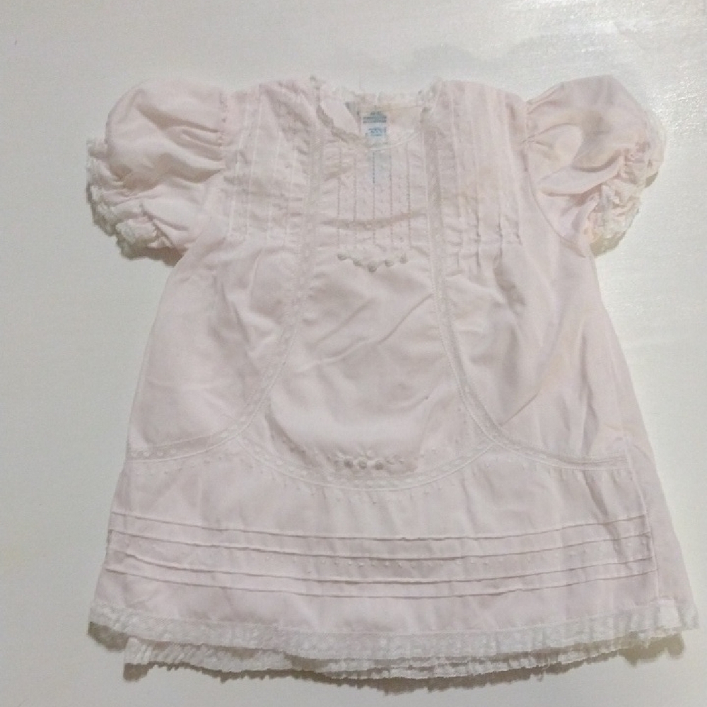 Kids Pink Puff Sleeve Top
